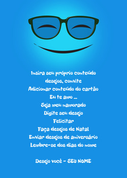 Emoji azul sorridente